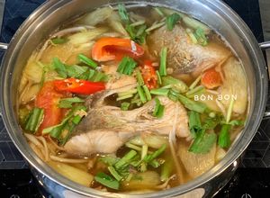 Hình của món Canh Chua Cá Chẽm.