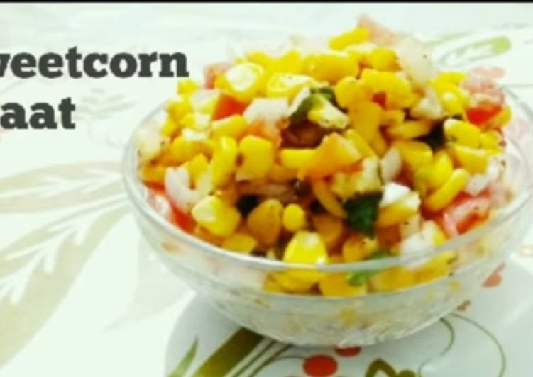 Simple Way to Prepare Super Quick Homemade Sweet corn Chaat