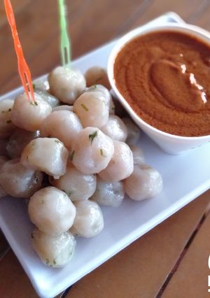 Foto resep Cilok sapi sambal kacang