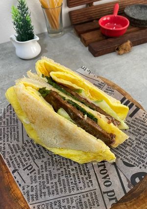 Foto resep Roti Telur Sandwich