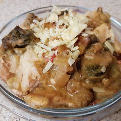 A picture of My Slow Cheesey Chicken and Broccoli bake.