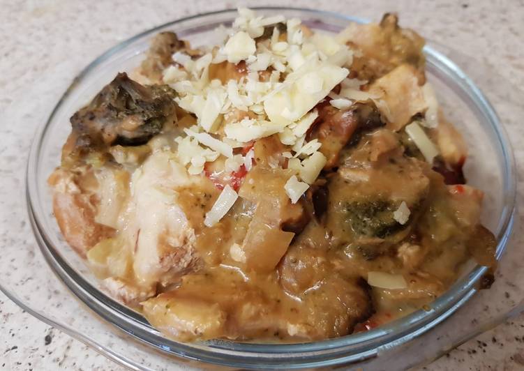 Recipe of Ultimate My Slow Cheesey Chicken and Broccoli bake