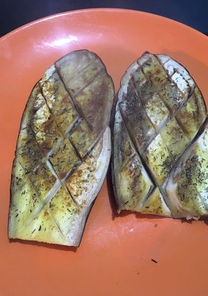 Una foto de Berenjenas al horno