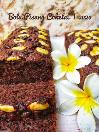 Resep 70* Bolu Pisang Cokelat (Resep asli Choco Banana Muffins) Menu Enak