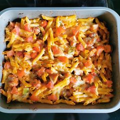 A picture of Sausage Pasta Bake.
