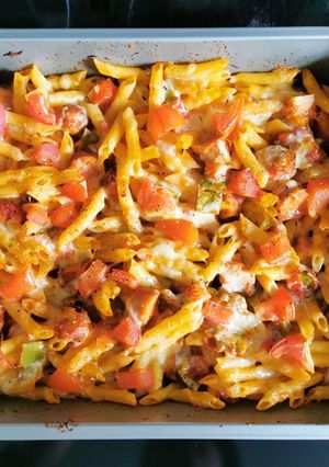A picture of Sausage Pasta Bake.