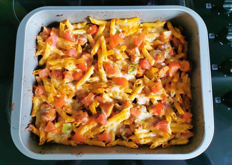 Recipe of Quick Sausage Pasta Bake