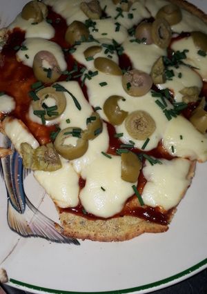 Una foto de Pizza rápida