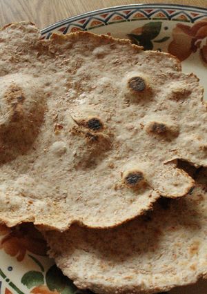 Una foto de Pan de campamento (pita)