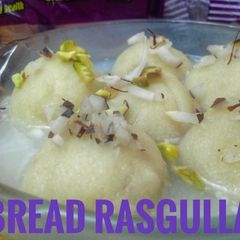 Bread rasgulla A picture of Bread rasgulla.