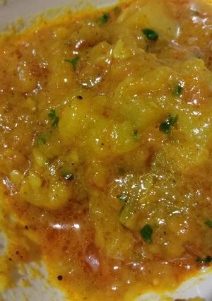 A picture of Masala Bottle Gourd.