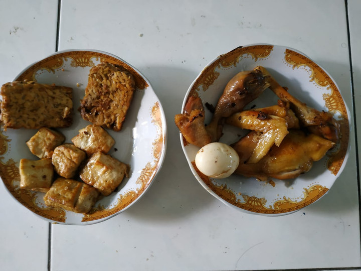 Resep: Ayam bacem+ tahu tempe bacem Ekonomis Untuk Jualan