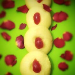 A picture of Milk peda.