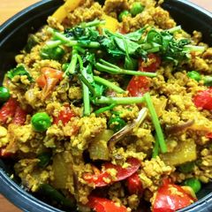 Mumbai Street style egg bhurji A picture of Mumbai Street style egg bhurji.