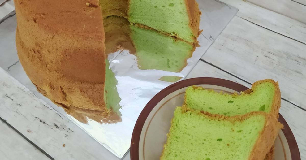 Resep Pandan Chiffon Cake ala Mbak Tintin Rayner oleh Listia Ibunya