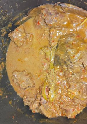 Foto resep Rendang daging sapi masak di rice cooker