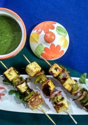 A picture of Paneer tikka.
