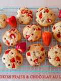 COOKIES FRAISES & CHOCOLAT AU LAIT