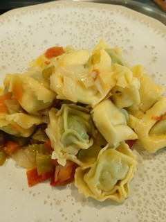 Una foto de Tortellini a la ibérica