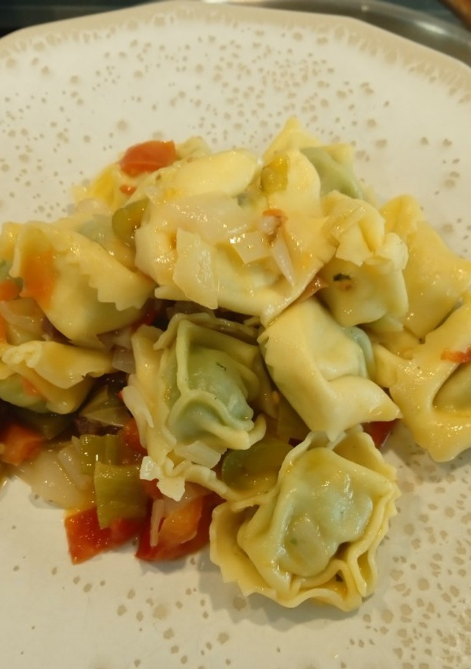 Una foto de Tortellini a la ibérica