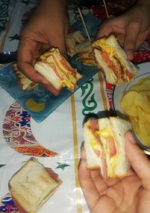 صورة لوصفة كلوب ساندوتش 🥪😍
