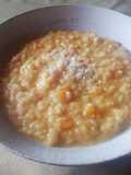 Risotto de calabaza al brandy