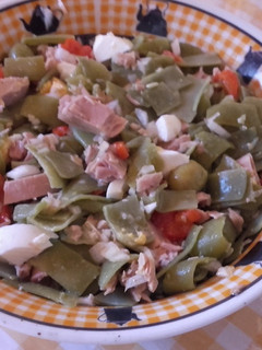 Una foto de Ensalada de judías verdes