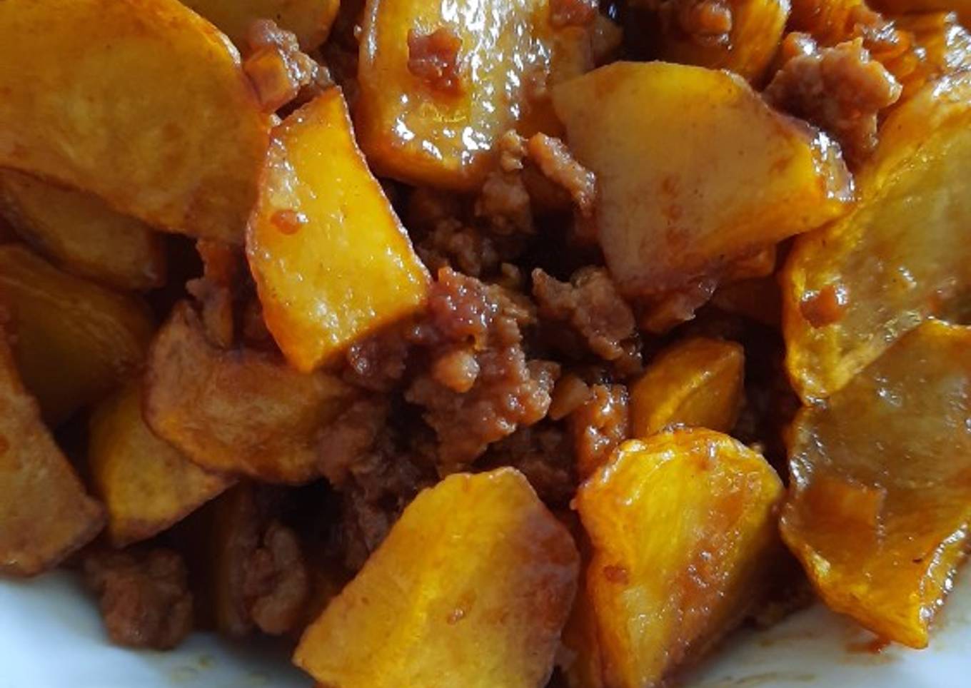 Kentang Daging Cincang/Bacian