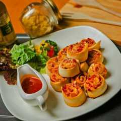 รูปของ Pizza Roll Bread