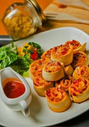 Foto resep Pizza Roll Bread