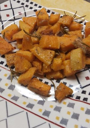 Édesburgonya rozmaringgal recept fotója