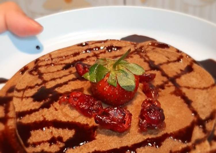 No Guilty Chocoberry Pancake Simple