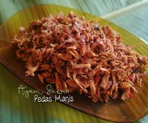 Cara Memasak Cepat Ayam Suwir Pedas Manis Yummy Mantul