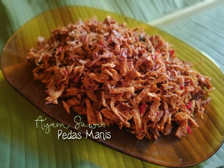 Resep Ayam Suwir Pedas Manis Anti Gagal