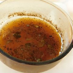 A picture of Tamizh Puthaandu (Tamil New year special) bitter sweet pachadi.