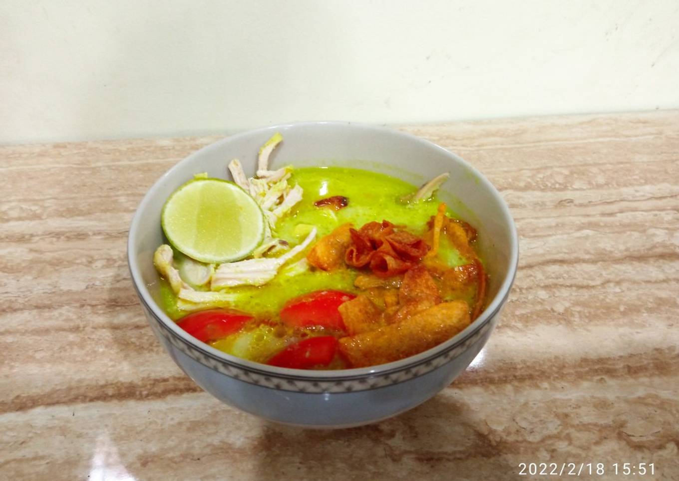 Soto betawi ayam susu santan