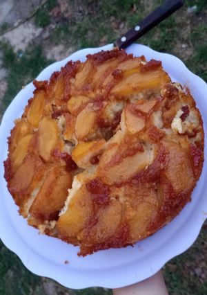 Una foto de 🍎Torta invertida de manzana y caramelo🍎 riquiiisimaaaa 😍