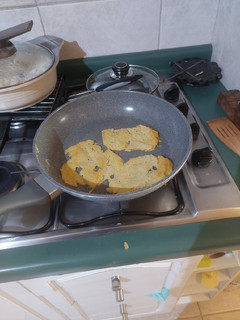 Una foto de Pancakes de coco fluffy keto