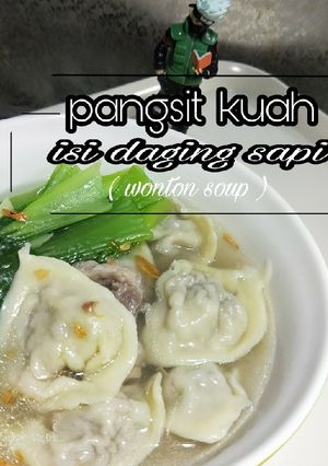 Foto resep Pangsit kuah (wonton soup)