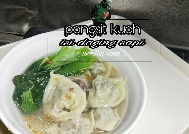 Resep Pangsit kuah (wonton soup) Yang Sempurna