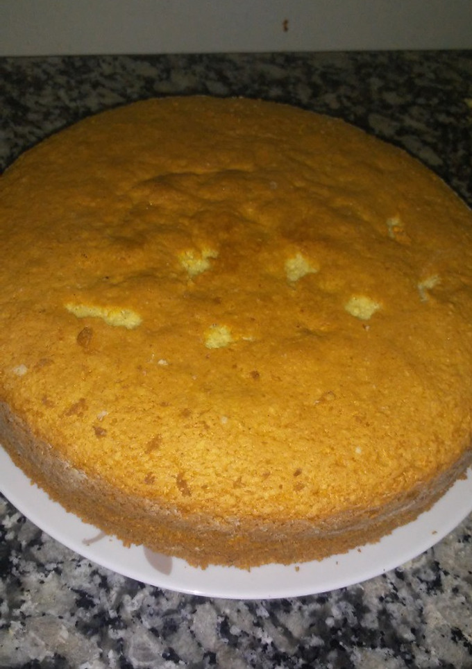 Una foto de Súper coco (bizcochuelo con coco rallado)