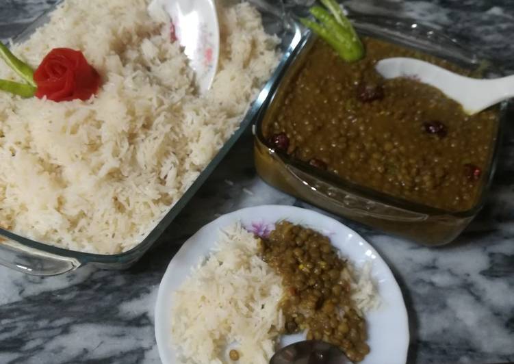 Luxury daal chawal😋