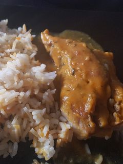Una foto de Secreto de cerdo en salsa