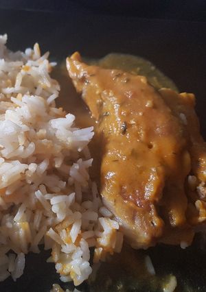 Una foto de Secreto de cerdo en salsa