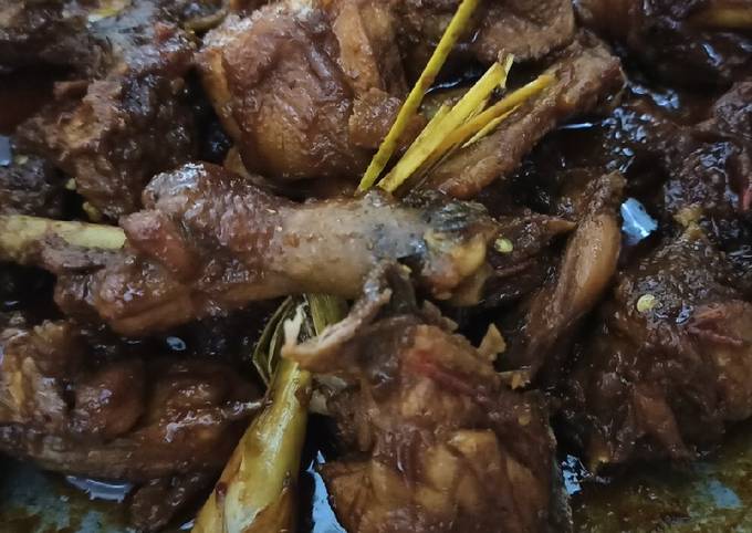 Ayam Kampung kecap pedas manis