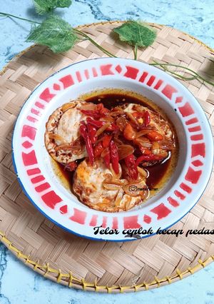 Foto resep Telor ceplok kecap pedas