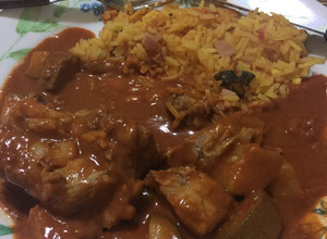 Una foto de Carne de cerdo en pipián