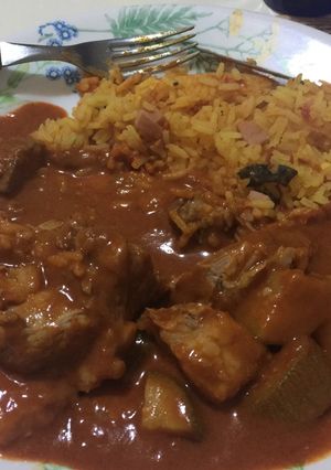 Una foto de Carne de cerdo en pipián