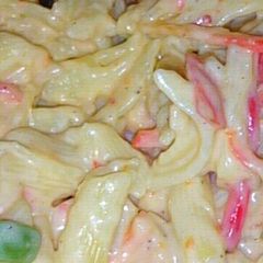 A picture of Creamy pasta.