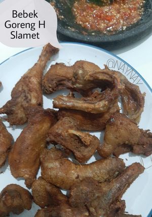 Foto resep Bebek Goreng H Slamet (Cara menggoreng bebek ungkep)